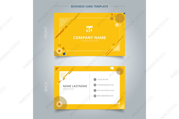 Download Business Name Card Template Geometric - Name card template Collection