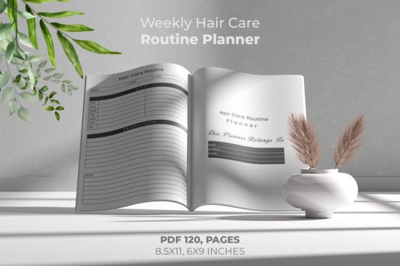 Download Weekly Hair Care Routine Planner Design - Premium Resources