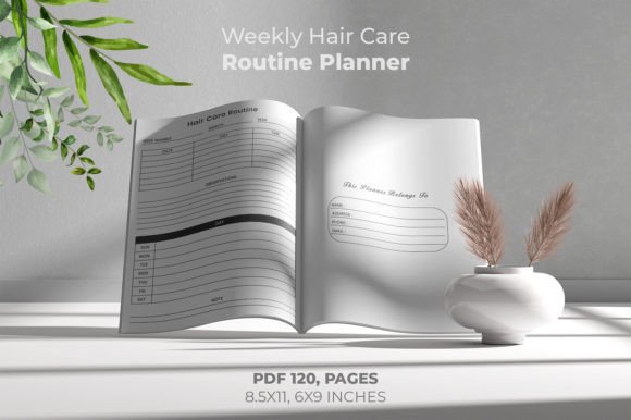 Download Weekly Hair Care Routine Planner Design - Premium Resources